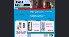 Desktop Screenshot of casadoelevador.com.br