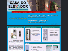 Tablet Screenshot of casadoelevador.com.br